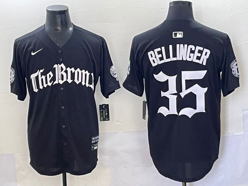 Men 2025 New York Yankees #35 Bellinger Black Five generations Joint Name Nike MLB Jersey style 1->chicago cubs->MLB Jersey